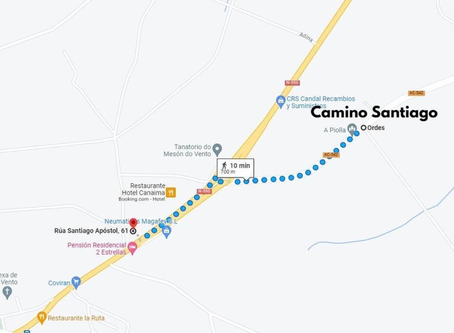 Apartamentos Camino Ingles Ordes ภายนอก รูปภาพ
